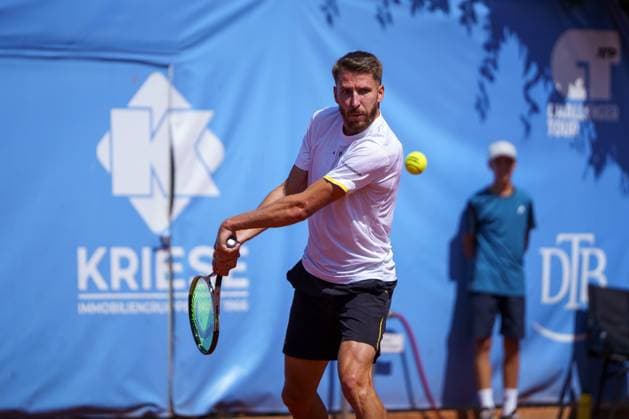 ATP50 Challenger Schwaben Open, Augsburg, 22 08 2025 Cedrik Marcel Stebe GER Germany ATP50 Challenger Schwaben Open, Augsburg, 22 08 2025 Copyright: xBEAUTIFULxSPORTSx Pajonkx