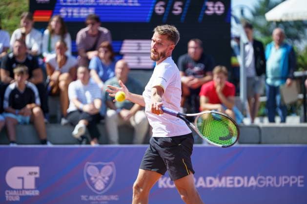 ATP50 Challenger Schwaben Open, Augsburg, 22 08 2025 Cedrik Marcel Stebe GER Germany ATP50 Challenger Schwaben Open, Augsburg, 22 08 2025 Copyright: xBEAUTIFULxSPORTSx Pajonkx