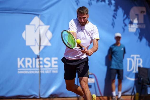 ATP50 Challenger Schwaben Open, Augsburg, 22 08 2025 Cedrik Marcel Stebe GER Germany ATP50 Challenger Schwaben Open, Augsburg, 22 08 2025 Copyright: xBEAUTIFULxSPORTSx Pajonkx