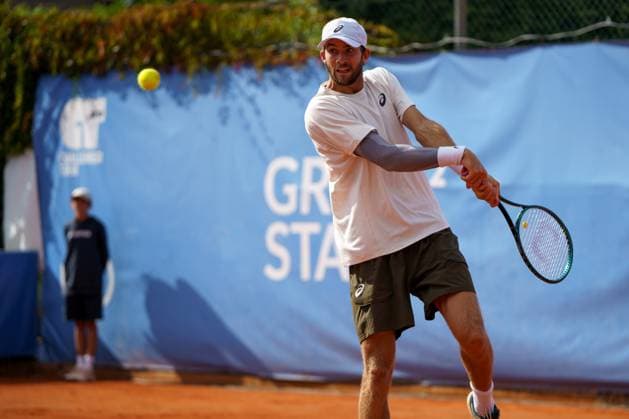 ATP50 Challenger Schwaben Open, Augsburg, 22 08 2025 Henri Squire GER Germany ATP50 Challenger Schwaben Open, Augsburg, 22 08 2025 Copyright: xBEAUTIFULxSPORTSx Pajonkx