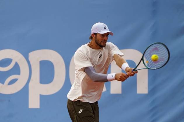 ATP50 Challenger Schwaben Open, Augsburg, 22 08 2025 Henri Squire GER Germany ATP50 Challenger Schwaben Open, Augsburg, 22 08 2025 Copyright: xBEAUTIFULxSPORTSx Pajonkx