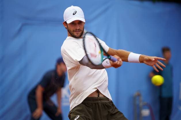 ATP50 Challenger Schwaben Open, Augsburg, 22 08 2025 Henri Squire GER Germany ATP50 Challenger Schwaben Open, Augsburg, 22 08 2025 Copyright: xBEAUTIFULxSPORTSx Pajonkx