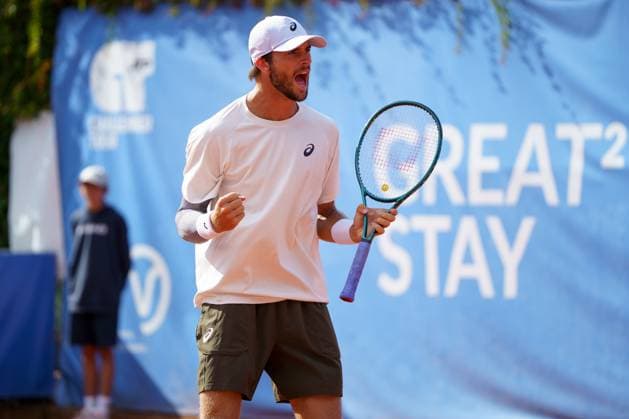 ATP50 Challenger Schwaben Open, Augsburg, 22 08 2025 Henri Squire GER Germany ATP50 Challenger Schwaben Open, Augsburg, 22 08 2025 Copyright: xBEAUTIFULxSPORTSx Pajonkx
