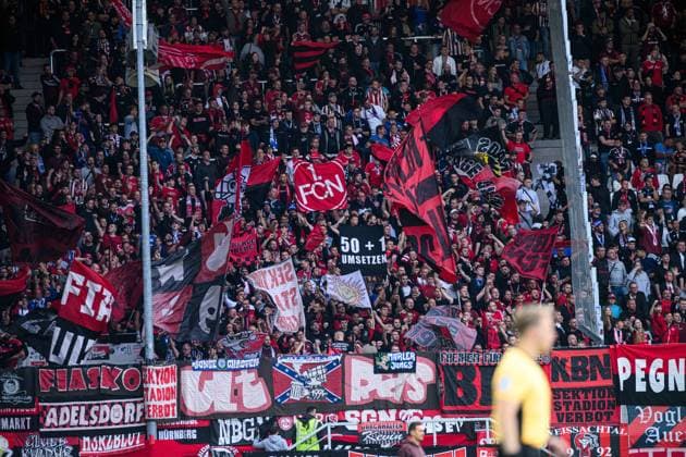 MUNSTER, GERMANY - 22 AUGUST, 2025: , The football match of 2.Bundesliga SC Preussen Munster 1. FC Nurnberg at LVM-Preussenstadion  Copyright: xVITALIIxKLIUIEVx