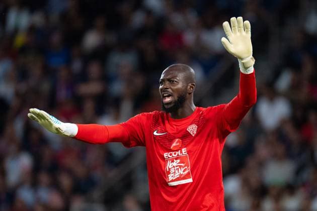 FOOTBALL : PSG vs Angers - Ligue1 - 22 08 2025 Herve Koffi ( 12 - Angers ) during the Ligue 1 match between Paris Saint Germain and Angers SCO at Parc Des Princes on August 22 , 2025 in Paris, France. ( Photo by Federico Pestellini PsnewZ ) - ParisFrance  Copyright: xx