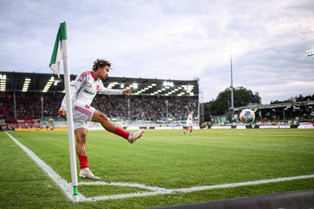 MUNSTER, GERMANY - 22 AUGUST, 2025: Rafael Lubach, The football match of 2.Bundesliga SC Preussen Munster 1. FC Nurnberg at LVM-Preussenstadion  Copyright: xVITALIIxKLIUIEVx