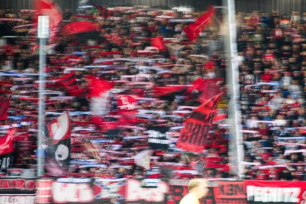 MUNSTER, GERMANY - 22 AUGUST, 2025: fans, The football match of 2.Bundesliga SC Preussen Munster 1. FC Nurnberg at LVM-Preussenstadion  Copyright: xVITALIIxKLIUIEVx