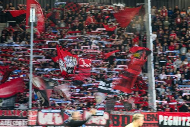 MUNSTER, GERMANY - 22 AUGUST, 2025: fans, The football match of 2.Bundesliga SC Preussen Munster 1. FC Nurnberg at LVM-Preussenstadion  Copyright: xVITALIIxKLIUIEVx
