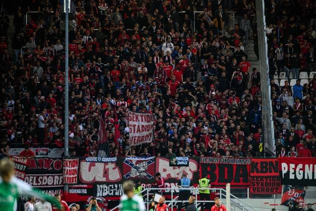 MUNSTER, GERMANY - 22 AUGUST, 2025: fans, The football match of 2.Bundesliga SC Preussen Munster 1. FC Nurnberg at LVM-Preussenstadion  Copyright: xVITALIIxKLIUIEVx