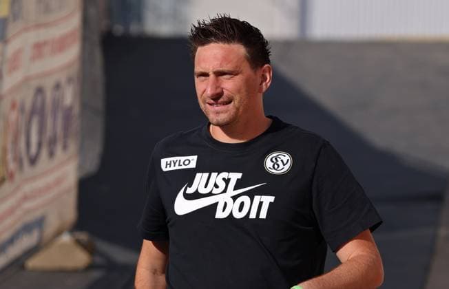22 08 2025, Football, Men, 2 Bundesliga, Season 2025 2026, SV 07 Elversberg 1 FC Kaiserslautern, Coach Vincent Wagner SV 07 Elversberg Elversberg Ursapharm Arena an der Kaiserlinde Saarland Germany DE Copyright: xFabianxKleerx