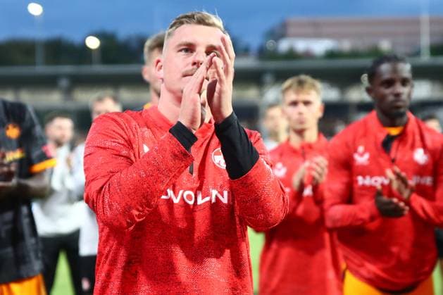22 08 2025, xmohx, Soccer 2 Bundesliga, SV Elversberg 1 FC Kaiserslautern v l Marlon Ritter 1 FC Kaiserslautern Disappointed, sad, frustrated DFL DFB REGULATIONS PROHIBIT ANY USE OF PHOTOGRAPHS as IMAGE SEQUENCES and or QUASI VIDEO Elversberg