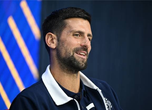 US Open Media Day at the USTA Billie Jean King National Tennis Center on Featuring: Novak Djokovic Where: Flushing Meadows, New York, United States When: 22 Aug 2025 Credit: Robert Bell INSTARimages EDITORIAL USE ONLY. NOT FOR USE BY NEWSPAPERS BASED IN THE UK. Copyright: xx instar55001326