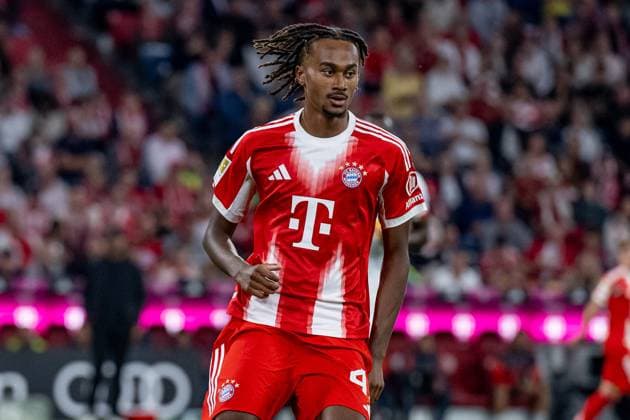 Jonah Kusi Asare FC Bayern Muenchen, 41 GER, FC Bayern Muenchen vs RB Leipzig, Football, Bundesliga, 1 Matchday, Season 2025 2026, 22 08 2025 DFL DFB REGULATIONS PROHIBIT ANY USE OF PHOTOGRAPHS as IMAGE SEQUENCES and or QUASI VIDEO GER, FC Bayern Muenchen vs RB Leipzig, Football, Bundesliga, 1 Matchday, Season 2025 2026, 22 08 2025 Muenchen Copyright: xEibner-Pressefoto HeikexFeinerx EP_HFR
