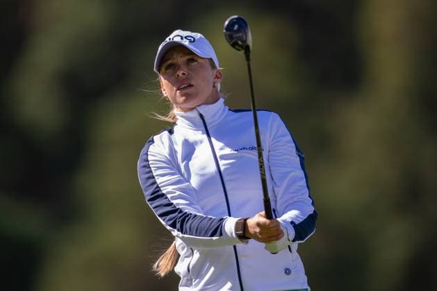 GÖTEBORG 20250822 Corinne Viden SWE , Round 1 of the Hills Ladies Open 2025, held at the Hills Golf Club, Göteborg, Sweden 22 25 August 2025 GÖTEBORG SWEDEN Golf, Hills Ladies open, LET Tour x11290x  Copyright: xWilliamxBrodin TTx HILLS LADIES OPEN 2025