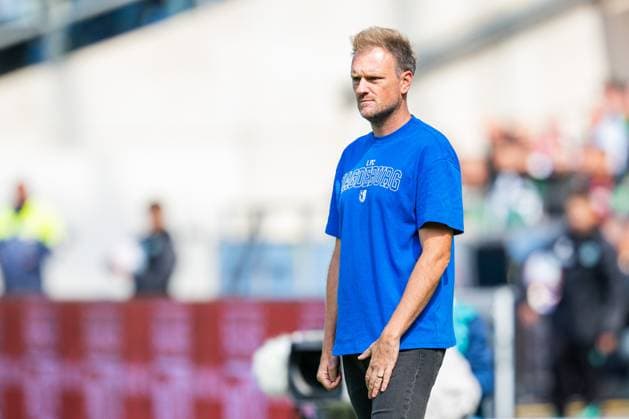 23 08 2025 Soccer, 2025 2026, 2 Bundesliga, 3 Matchday, Hannover 96 1 FC Magdeburg Markus Fiedler Coach Magdeburg DFL REGULATIONS PROHIBIT ANY USE OF PHOTOGRAPHS AS IMAGE SEQUENCES AND OR QUASI VIDEO