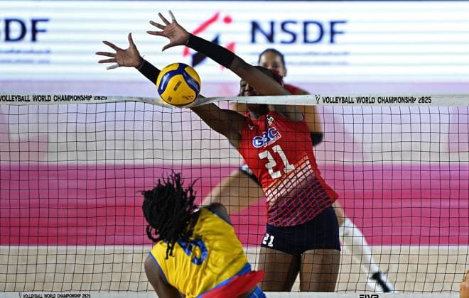 Volleyball, Women, World Championship, Dominican Republic - Colombia