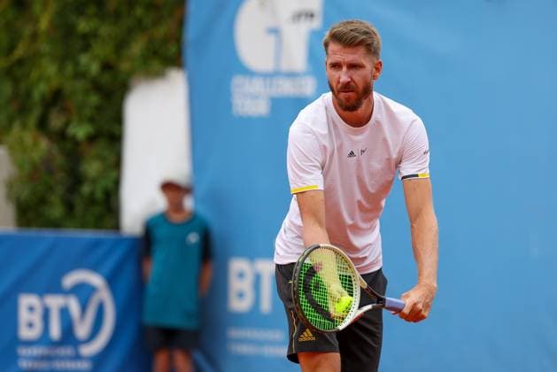 in the picture Cedrik Marcel Stebe GER , Cedrik Marcel Stebe GER vs Alexander Ritschard SUI , ATP Challenger Schwaben Open, Men, Final, Singles, Tennis, 23 08 2025 Augsburg Bavaria Germany Copyright: xkolbert-press ChristianxKolbertx