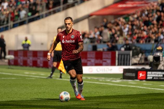 Germany Soccer 2 Bundesliga, Matchday 3, Hannover 96 1 FC Magdeburg 2025 26 on 23 8 2025 in Hannover Heinz von Heiden Arena Virgil Ghita Hannover 96 5 Copyright: xSvenxHeidmannx