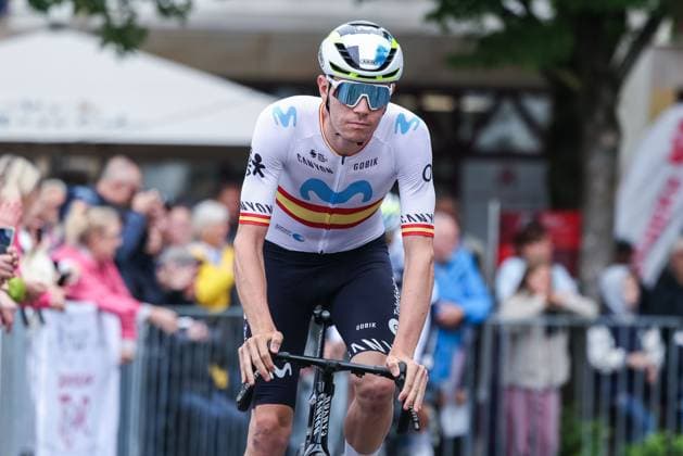 Cycling UCI ProSeries Men Elite LIDL Deutschland Tour 2025 Stage 3 Arnsberg Kassel on 23 08 2025 Ivan Romeo Abad MOVISTAR TEAM xJRx