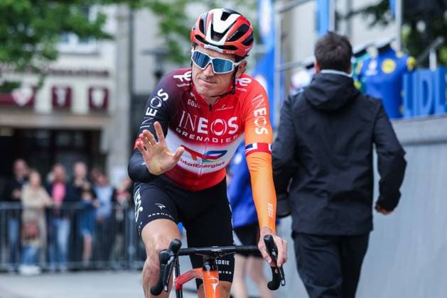 Cycling UCI ProSeries Men Elite LIDL Deutschland Tour 2025 Stage 3 Arnsberg Kassel on 23 08 2025 Geraint Thomas INEOS GRENADIERS xJRx