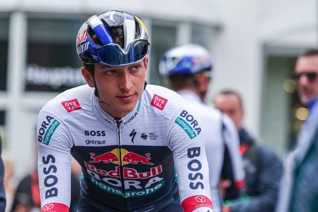 Cycling UCI ProSeries Men Elite LIDL Deutschland Tour 2025 Stage 3 Arnsberg Kassel on 23 08 2025 Florian Lipowitz RED BULL BORA HANSGROHE xJRx