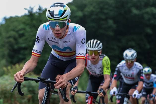 Cycling UCI ProSeries Men Elite LIDL Deutschland Tour 2025 Stage 3 Arnsberg Kassel on 23 08 2025 Ivan Romeo Abad MOVISTAR TEAM xJRx