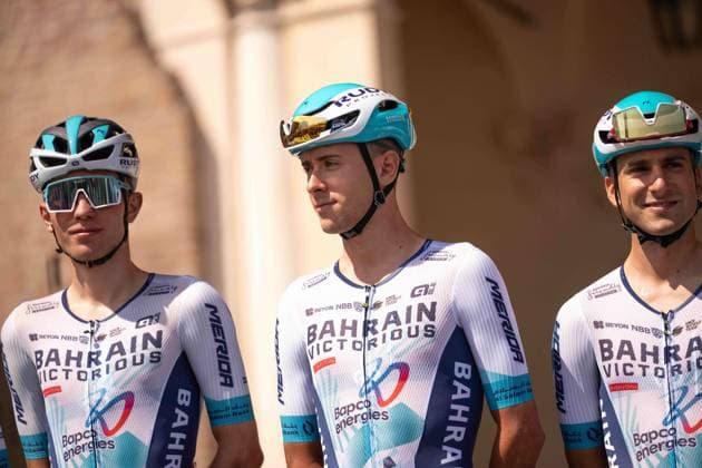 TIBERI Antonio during the 1st stage of the La Vuelta, tour of Spain cycling race, from Venaria to Novara. The race starts in Piedmont, Italy, where the first four stages take place. Italy Saturday, Aug 23, 2025. - cycling  Copyright: xMarcoxAlpozzi LaPressex