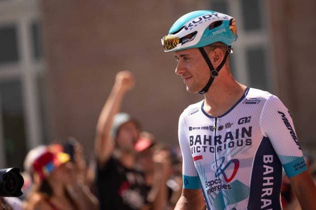 TIBERI Antonio during the 1st stage of the La Vuelta, tour of Spain cycling race, from Venaria to Novara. The race starts in Piedmont, Italy, where the first four stages take place. Italy Saturday, Aug 23, 2025. - cycling  Copyright: xMarcoxAlpozzi LaPressex