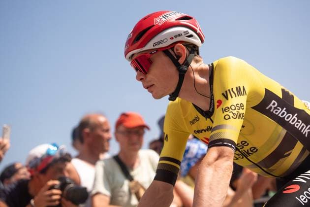 VINGEGAARD Jonas during the 1st stage of the La Vuelta, tour of Spain cycling race, from Venaria to Novara. The race starts in Piedmont, Italy, where the first four stages take place. Italy Saturday, Aug 23, 2025. - cycling  Copyright: xMarcoxAlpozzi LaPressex