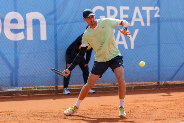 in the picture, Alexander Ritschard SUI , Cedrik Marcel Stebe GER vs Alexander Ritschard SUI , ATP Challenger Schwaben Open, Men, Final, Singles, Tennis, 23 08 2025 Augsburg Bavaria Germany Copyright: xkolbert-press ChristianxKolbertx