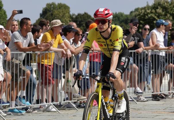 La Vuelta 25 - UCI Pro Tour Cycling Race Pierre Teyssot MAXPPP ; La Vuelta 25 - UCI Pro Tour Cycling Race. Turin, Italy on August 23, 2025. 80th edition of the Spanish Cycling Tour with Grand Depart in Torino, Italy. Jonas Vingegaard (DEN) Pierre Teyssot Maxppp Turin Piemonte Italy  Copyright: xMAXPPPxPierrexTeyssotx TEP65089 TEP65089