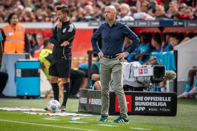 1 Soccer Bundesliga Bayer 04 Leverkusen TSG 1899 Hoffenheim, 23 08 2025 Erik ten Haag Head Coach Bayer 04 Leverkusen on the sidelines Bayer 04 Leverkusen TSG 1899 Hoffenheim on matchday 1 of the 1 Soccer Bundesliga on 23 08 2025 at the BayArena in Leverkusen THE DFL REGULATIONS PROHIBIT ANY USE OF PHOTOS AS PICTURE SEQUENCES AND OR QUASI VIDEO Copyright: xBEAUTIFULxSPORTS AxelxKohringx