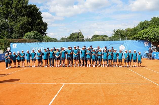 Helpers and ball boys, Cedrik Marcel Stebe GER vs Alexander Ritschard SUI , ATP Challenger Schwaben Open, Men, Final, Singles, Tennis, 23 08 2025 Augsburg Bavaria Germany Copyright: xkolbert-press ChristianxKolbertx