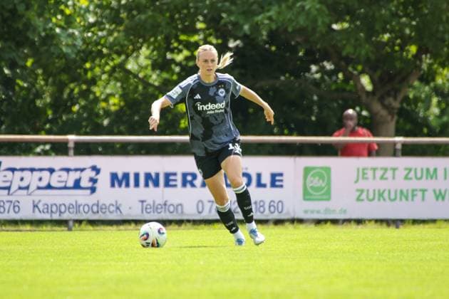 24 08 2025, xgrfx, Soccer Test Match , SC Freiburg Women Eintracht Frankfurt Women v l Amanda Ilestedt Eintracht Frankfurt DFL DFB REGULATIONS PROHIBIT ANY USE OF PHOTOGRAPHS as IMAGE SEQUENCES and or QUASI VIDEO Freiburg