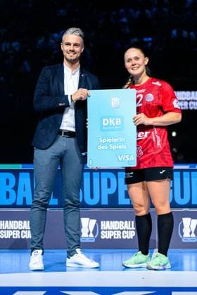 Muenchen HBF Super Cup 2025 HSG Blomberg Lippe Thueringer HC Muenchen SAP Garden Bayern Germany
