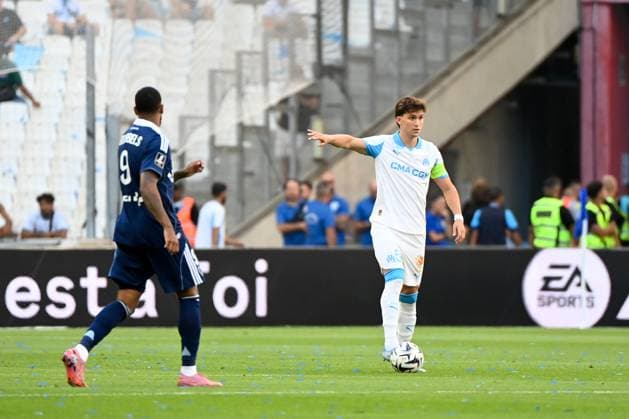 Olympique de Marseille v Paris FC - Ligue 1 McDonald s 2025 2026 05 Leonardo Julian BALERDI ROSA (om) during the Ligue 1 McDonald s match between Olympique de Marseille and Paris FC at Stade Velodrome on August 23, 2025 in Marseille, France. Marseille France  Copyright: xFEPx 776348108