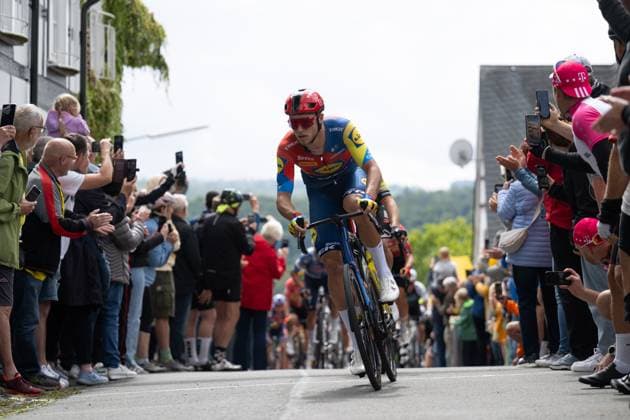 Cycling, Lidl Deutschland Tour, Stage 3, 23 08 2025 Jonathan Milan ITA, Lidl Trek Copyright: xCarlaxNagelx