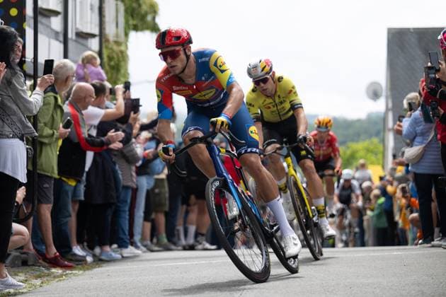 Cycling, Lidl Deutschland Tour, Stage 3, 23 08 2025 Jonathan Milan ITA, Lidl Trek Copyright: xCarlaxNagelx