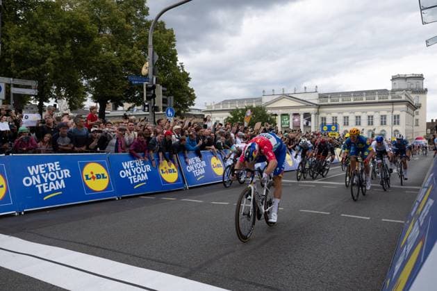 Cycling, Lidl Deutschland Tour, Stage 3, 23 08 2025 Danny van Poppel NED, Red Bull bora hansgrohe Copyright: xCarlaxNagelx