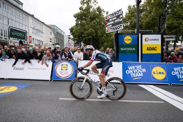 Cycling, Lidl Deutschland Tour, Stage 3, 23 08 2025 Florian Lipowitz GER, Red Bull bora hansgrohe Copyright: xCarlaxNagelx