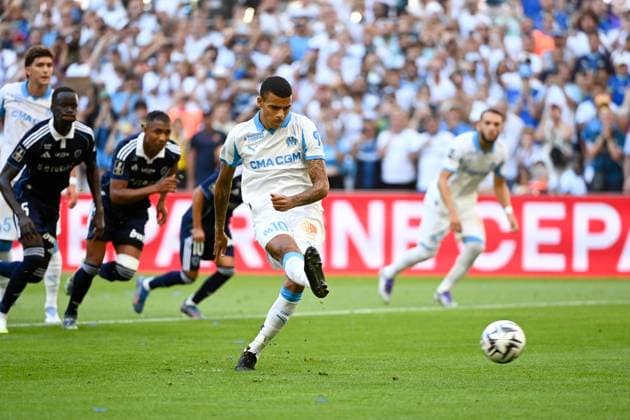 Olympique de Marseille v Paris FC - Ligue 1 McDonald s 2025 2026 10 Mason GREENWOOD (om) during the Ligue 1 McDonald s match between Olympique de Marseille and Paris FC at Stade Velodrome on August 23, 2025 in Marseille, France. Marseille France  Copyright: xFEPx 776348108