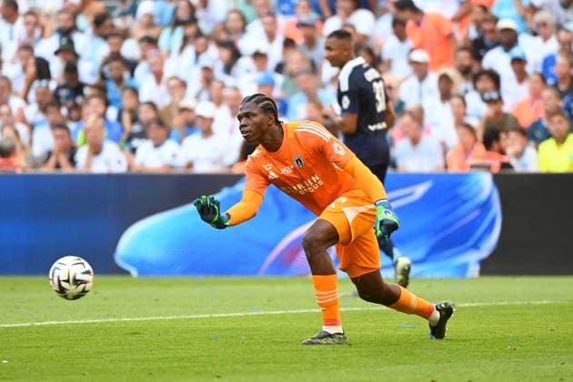 Olympique de Marseille v Paris FC - Ligue 1 McDonald s 2025 2026 16 Obed NKAMBADIO (pfc) during the Ligue 1 McDonald s match between Olympique de Marseille and Paris FC at Stade Velodrome on August 23, 2025 in Marseille, France. Marseille France  Copyright: xFEPx 776348108
