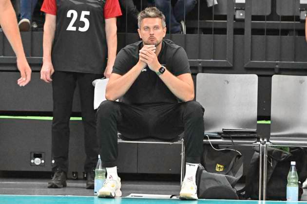 VB, World Championship, Test match Germany vs. Belgium 22 08 2025, LKH Arena, Lueneburg, VB, World Championship, Test match Germany vs. Belgium in picture Coach Michal Winiarski GER nordphotoxGmbH xWitke nph00002