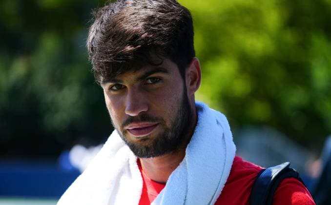 Carlos Alcaraz 2025 US Open, Saturday Previews, USTA Billie Jean King National Tennis Center, New York, USA - 23 Aug 2025New York USTA Billie Jean King National T New York (NY) United States of America  Copyright: xJavierxGarcia Shutterstockx 15451039av