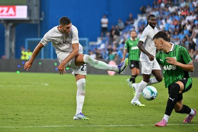 Foto IPP Felice De Martino Sassuolo 23 08 2025 Calcio Campionato serie A 2025-2026 Sassuolo - Napoli Nella foto: Lorenzo Lucca Italy Photo Press World Copyright Sassuolo italy Italia ITALY  Copyright: xR4924_italyphotopressx