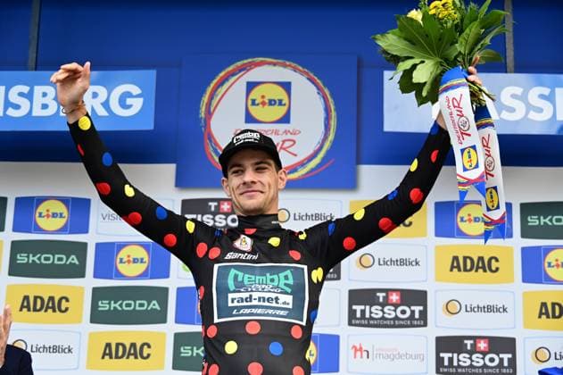 23 08 2025 xkhx Lidl Deutschland Tour 2025 3 stage from Arnsberg to Kassel Miguel Heidemann REMBE RAD NET King of Mountain