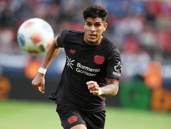 26 05 2025, xophax, Soccer 1 Bundesliga Bayer 04 Leverkusen Season 2025 2026 Bayer 04 Leverkusen vs TSG Hoffenheim Piero Hincapie Bayer Leverkusen DFL DFB REGULATIONS PROHIBIT ANY USE OF PHOTOGRAPHS as IMAGE SEQUENCES and or QUASI VIDEO Leverkusen