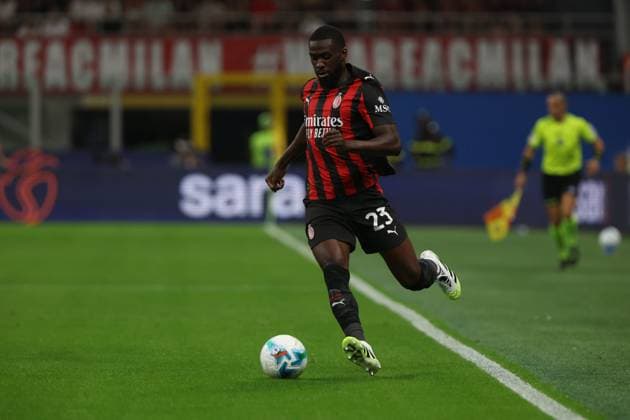 Fikayo Tomori (AC Milan) during AC Milan vs US Cremonese, Italian soccer Serie A match in Milan, Italy, August 23 2025  Copyright: xMattiaxMartegani IPAxSportx xipa-agency.netx xx IPA_63065606 IPA_Agency_IPA63065606