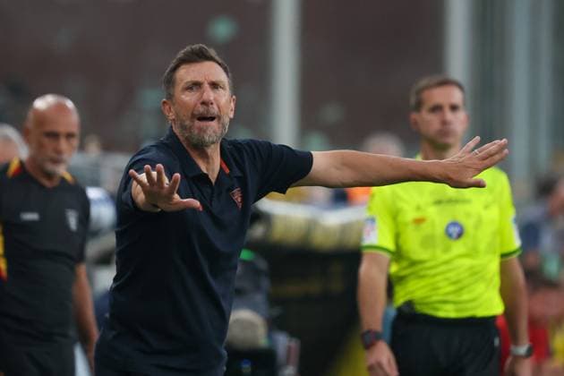 Serie A, Day 1, 23-08-2023, Genova, Stadio Ferraris, Genoa - Lecce, in the photo: mister Eusebio Di Francesco  Copyright: xGabrielexSiri IPAxSportx xipa-agency.netx xx IPA_63065699 IPA_Agency_IPA63065699