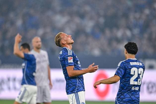 23 08 2025, Football, 2 Bundesliga, Season 2025 2026, Matchday 3, FC Schalke 04 VfL Bochum, Timo Becker FC Schalke 04 xRHR PHOTO YYx Copyright: KROEGER RHR-FOTOx RHR-FOTO YY